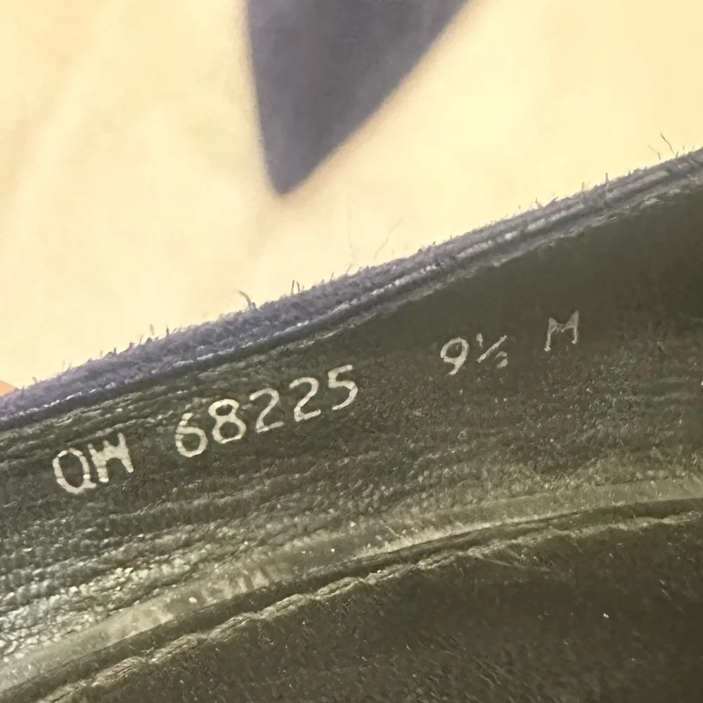 Stuart Weitzman Blue Suede Pointed Toe Stilettos Size 9.5M - Picture 6 of 10